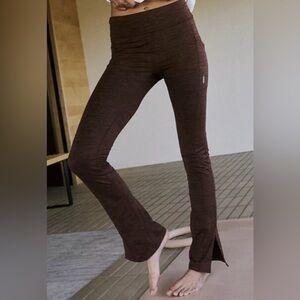 FP Movement by Free People High-Waist Zen Again Heather Flares Size Large